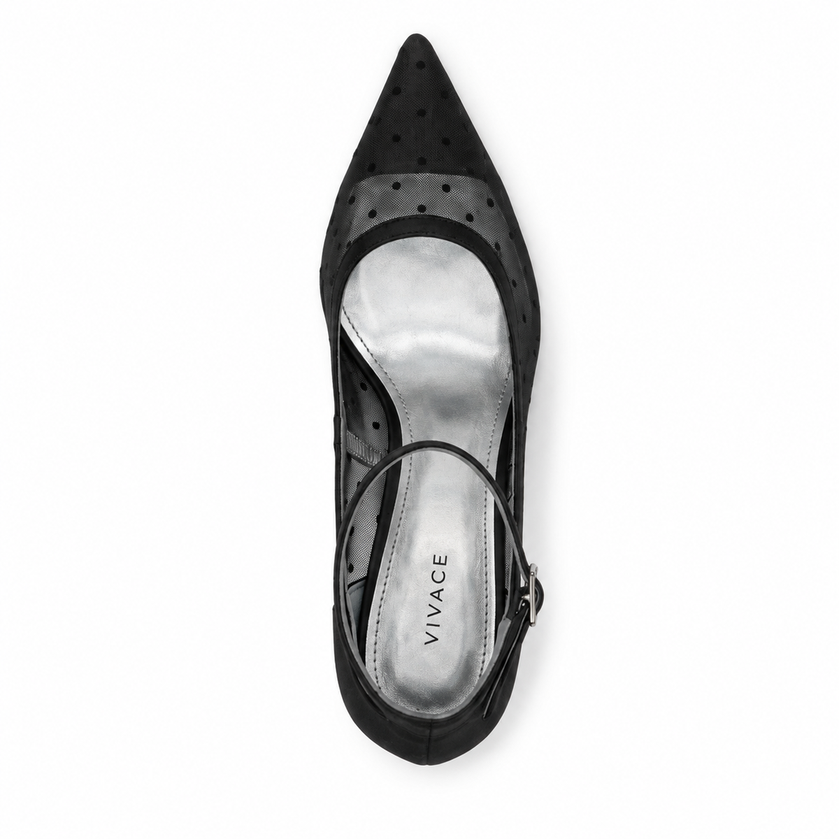 Lucienne Mesh Pump by VIVACE – top view
