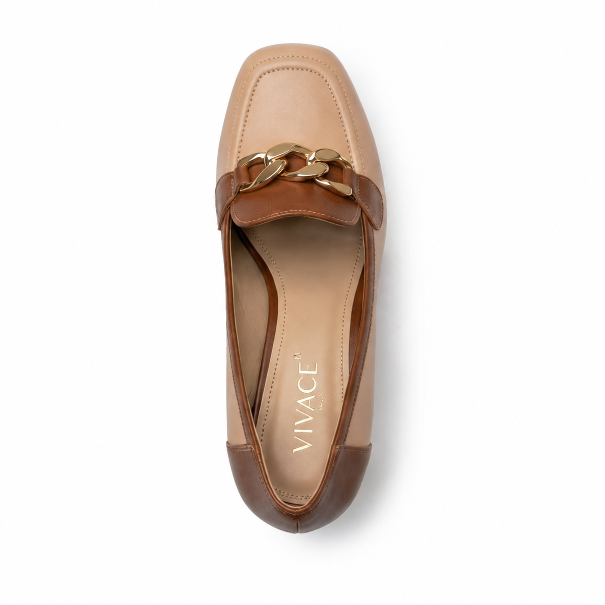 Delphine Chain Platform Pump by VIVACE – top view