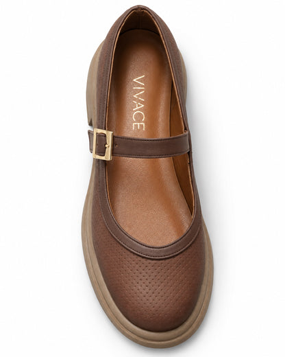 Apolline Perforated Mary Jane