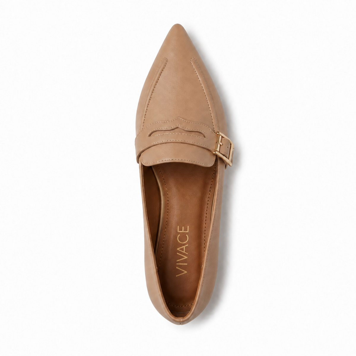 Élodie Buckle Loafer by VIVACE – top view