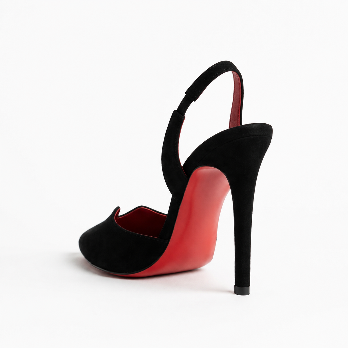 Aveline Slingback Pump by VIVACE – back three-quarter view