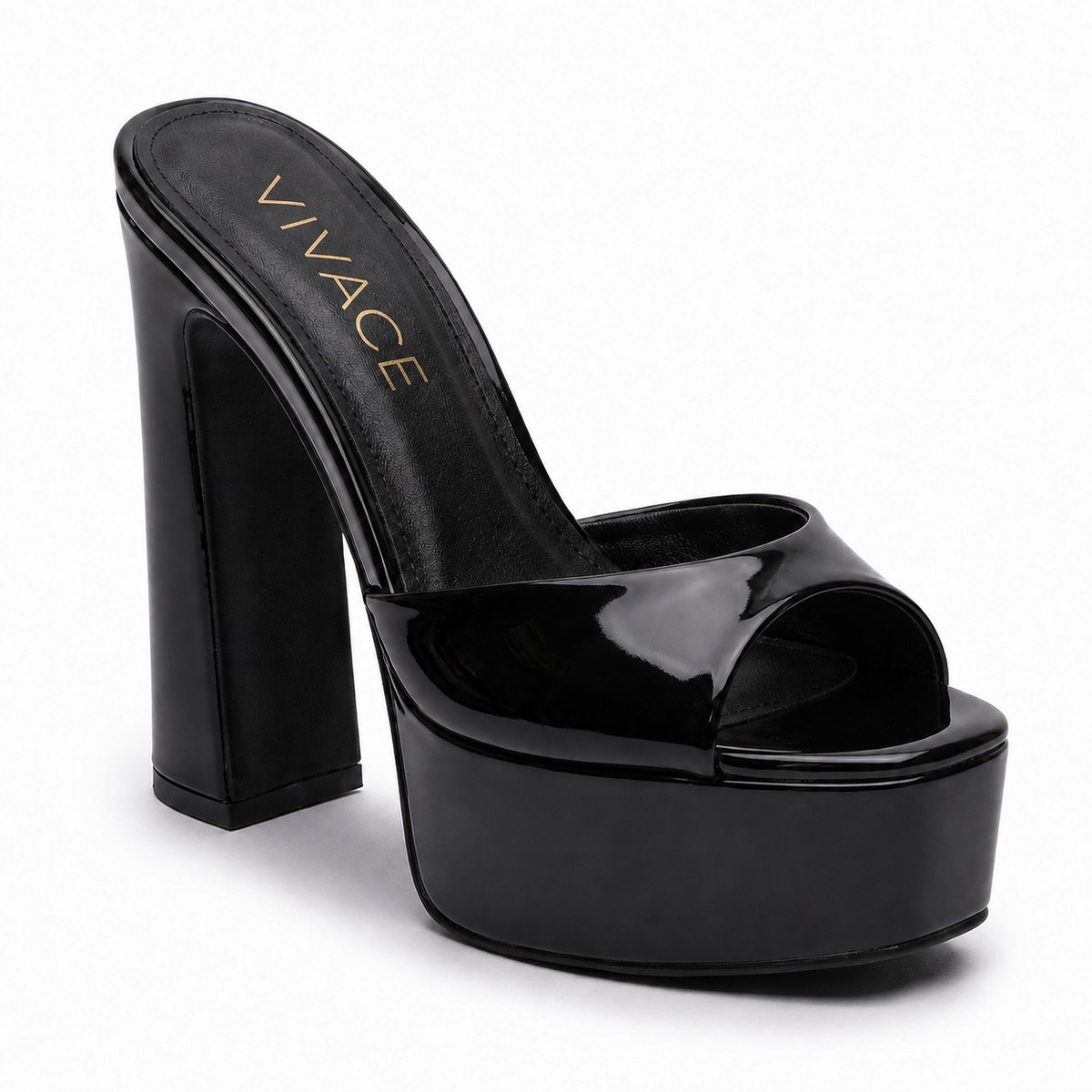 Lucienne Platform Mule Nude women's shoe by VIVACE