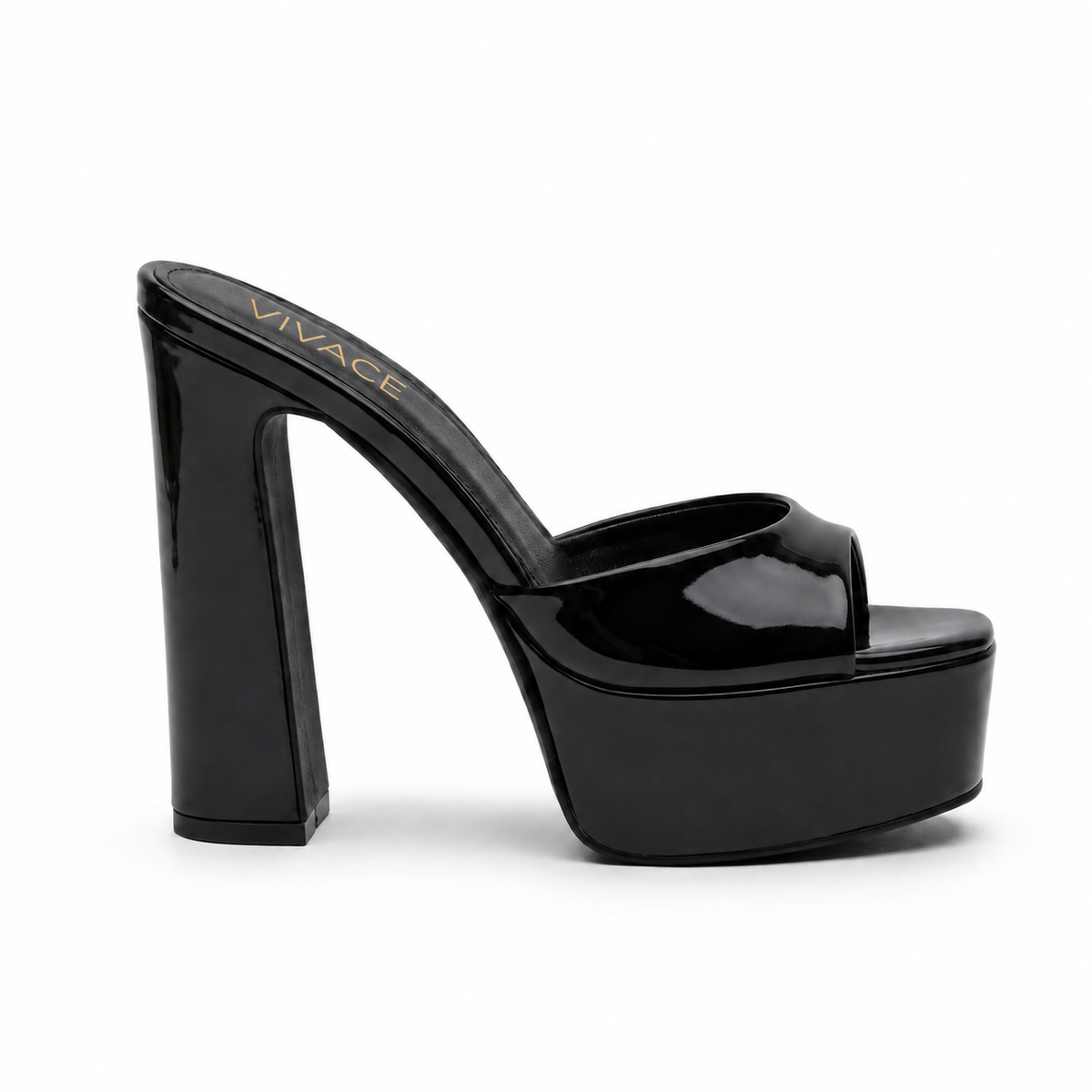 Lucienne Platform Mule Nude women's shoe by VIVACE
