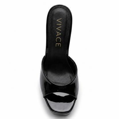 Lucienne Platform Mule Nude women's shoe by VIVACE