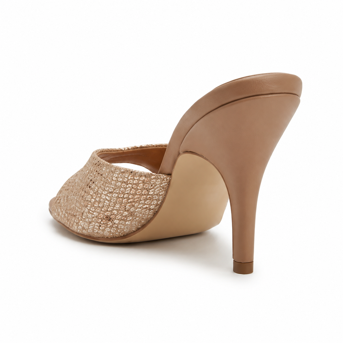 Mireille Textured Mule Gold/Beige women's shoe by VIVACE
