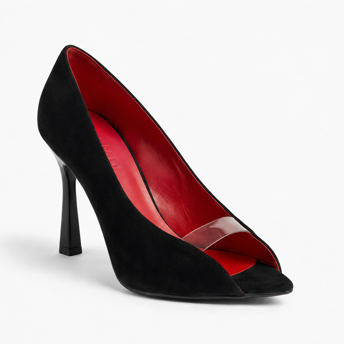 Violette Peep-Toe Pump Black women's shoe by VIVACE
