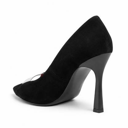 Violette Peep-Toe Pump Black women's shoe by VIVACE