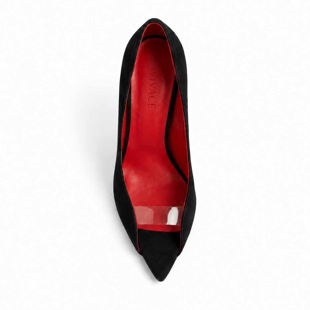 Violette Peep-Toe Pump Black women's shoe by VIVACE