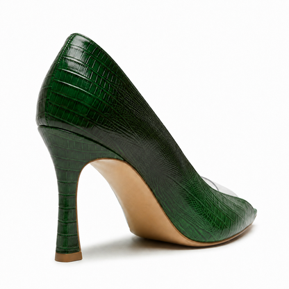 Violette Peep-Toe Pump Black women's shoe by VIVACE