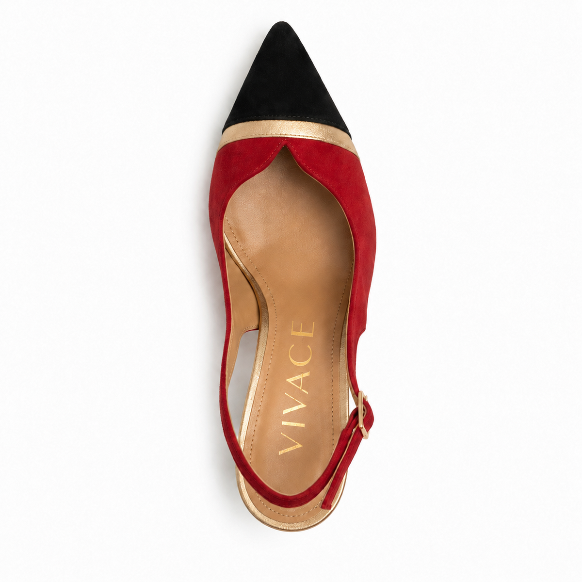 Elara Cap-Toe Slingback by VIVACE, alternate product view 7
