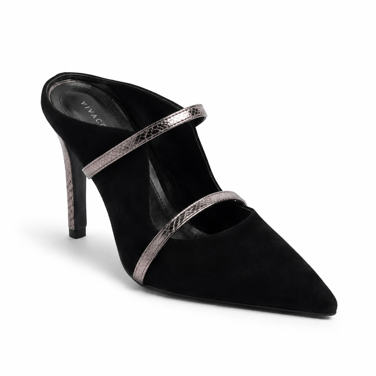 Coralie Double-Strap Pointed Pump