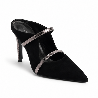 Coralie Double-Strap Pointed Pump
