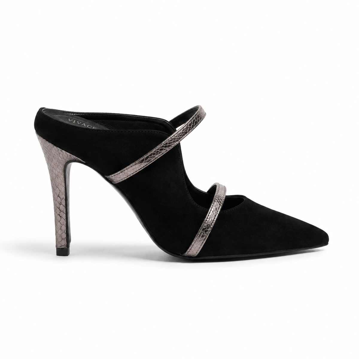 Coralie Double-Strap Pointed Pump