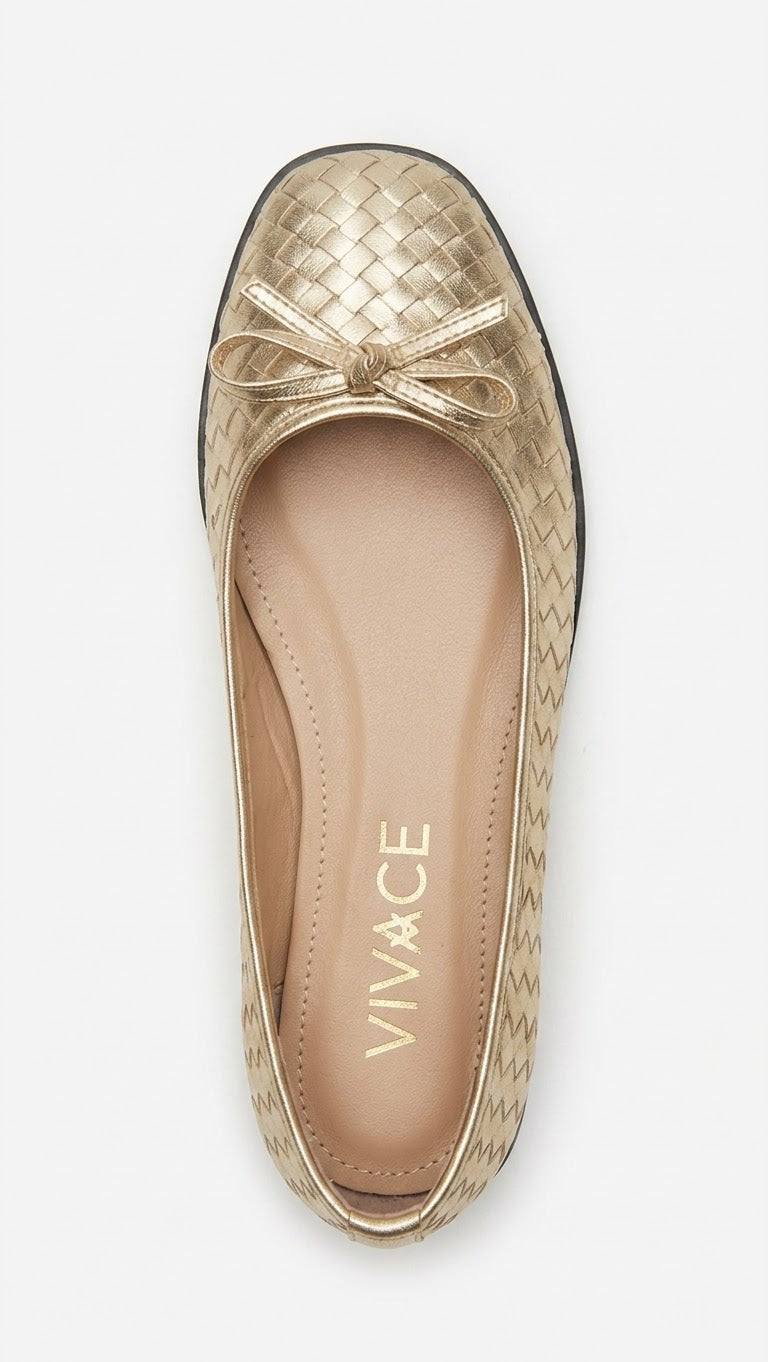 Elara Woven Ballet Flat
