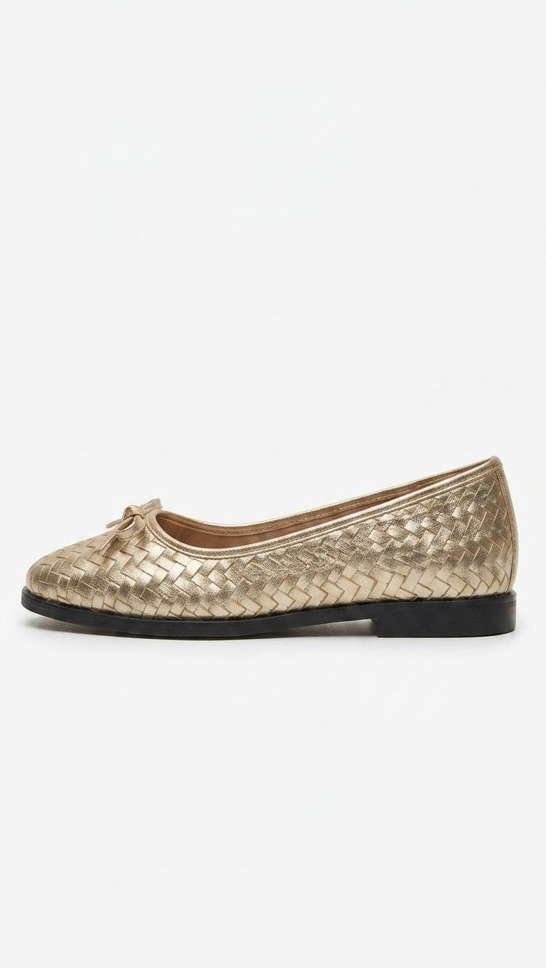 Elara Woven Ballet Flat