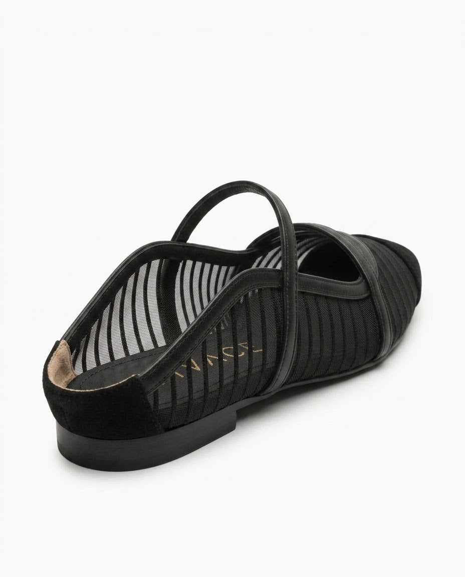 Liora Mesh Mary Jane Flat