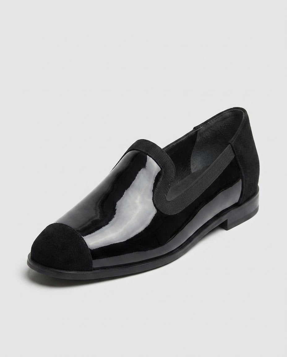Calista Patent & Suede Loafer