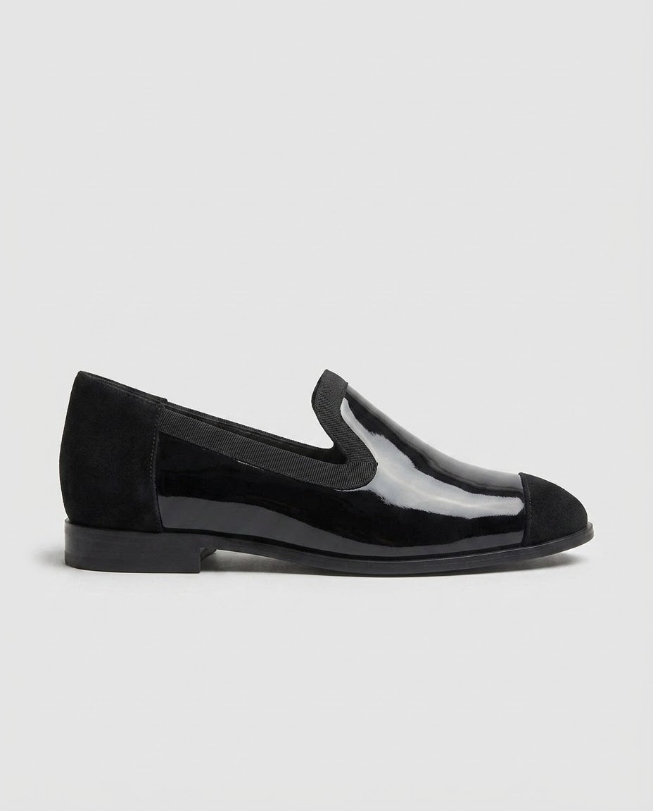 Calista Patent & Suede Loafer