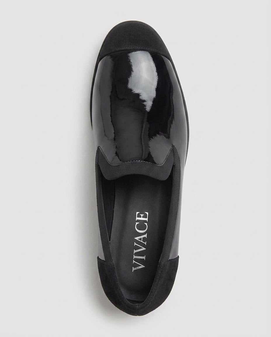 Calista Patent & Suede Loafer