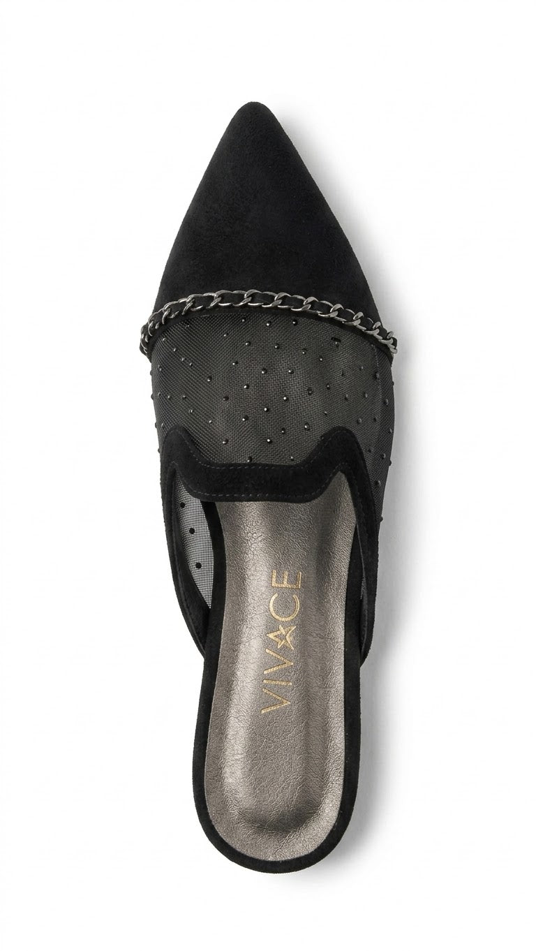 Maëlle Chain Mesh in Black by VIVACE – product image 4