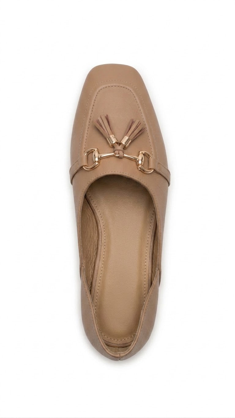 Amelia Tassel Loafer in Green by VIVACE – product image 10