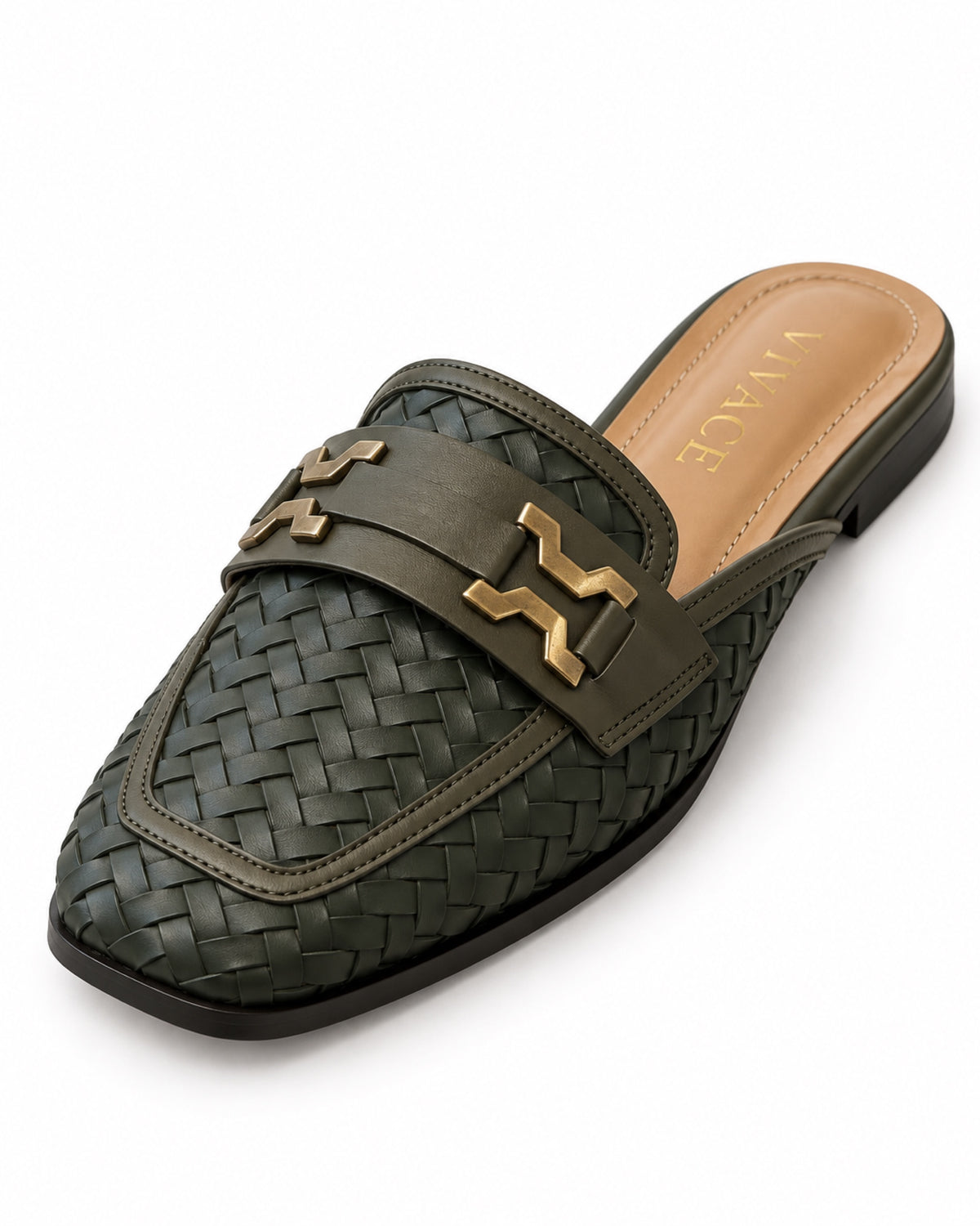 Aurelia Woven Loafer Mule