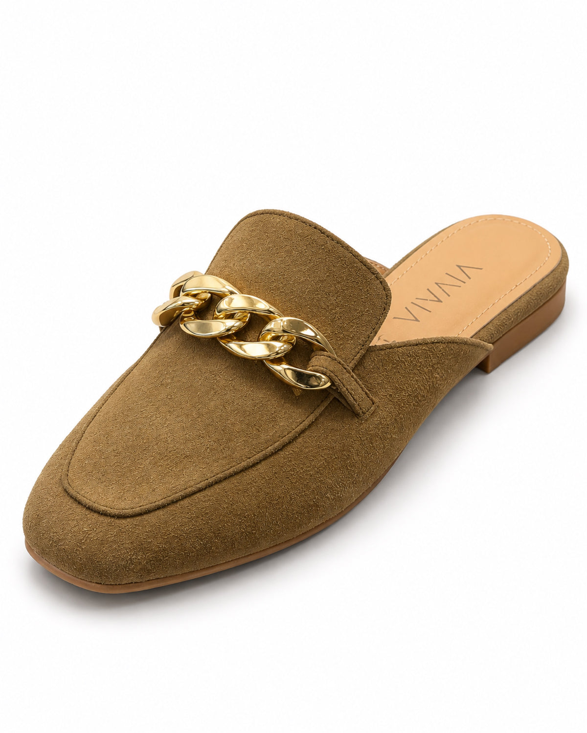Clarita Chain Loafer Mule
