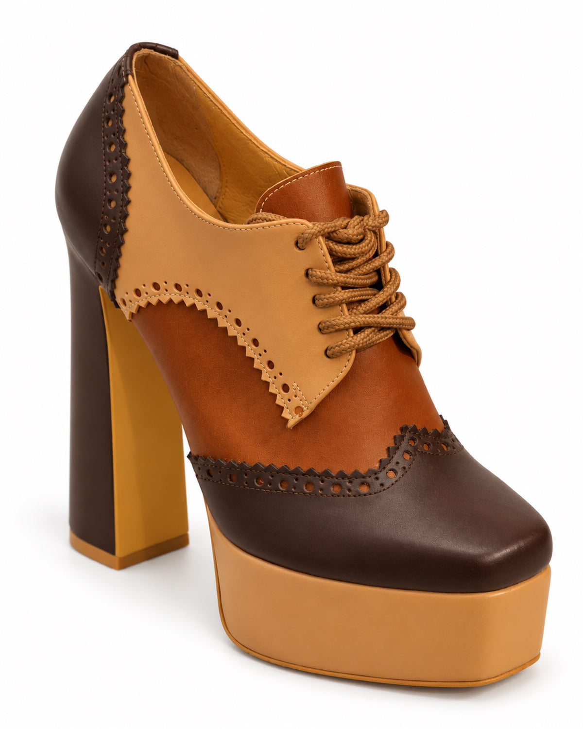 Ottilie Brogue Platform Pump